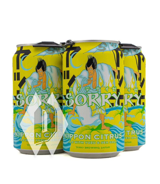 Yoho Sorry Nippon Citrus with Yuzu and Sea Salt Ale 350ml 4pk