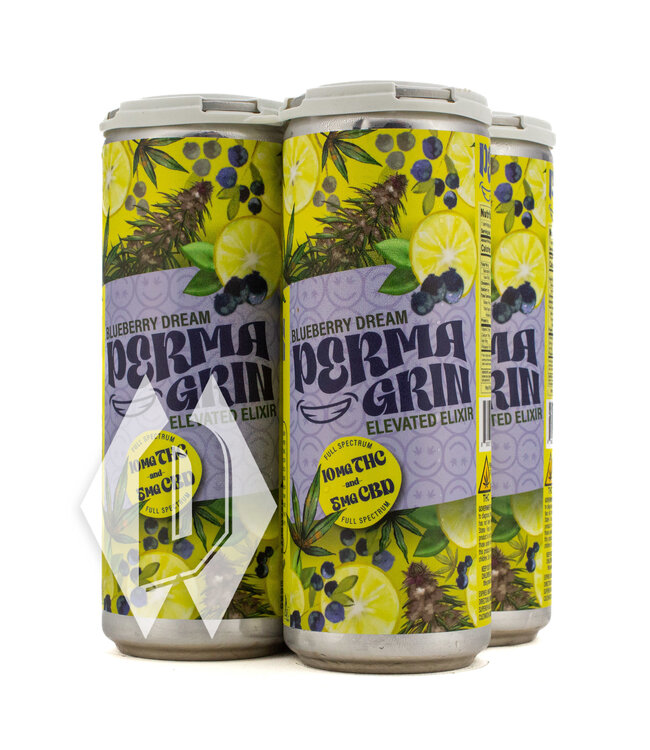 Humble Forager PermaGrin Blueberry Dream 10mg 12oz 4pk
