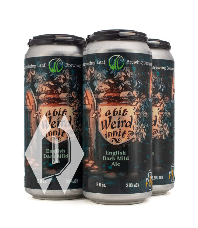 Wandering Leaf A Bit Weird Innit English Dark Mild Ale 16oz 4pk