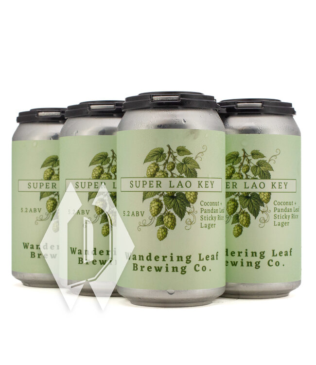 Wandering Leaf Super Lao Key Rice Lager 12oz 6pk