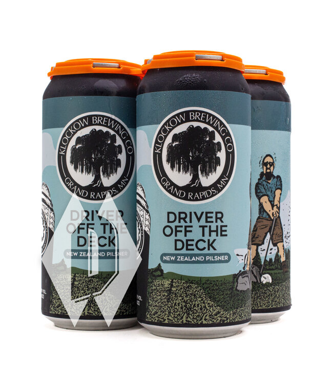 Klockow Driver Off The Deck NZ Pilsner 16oz 4pk