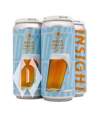 Insight Brewing Insight Bold Italic West Coast IPA 16oz 4pk Insight Brewing Insight Bold Italic West Coast IPA 16oz 4pk