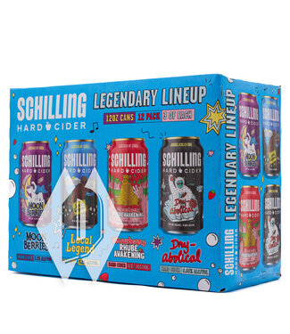 Schilling Cider Schilling Legendary Lineup Variety 12oz 12pk Schilling Cider Schilling Legendary Lineup Variety 12oz 12pk