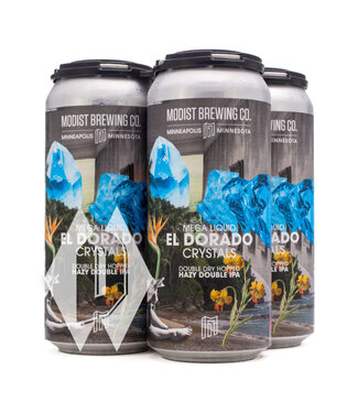 Modist Mega Liquid El Dorado Crystals DDH Hazy DIPA 16oz 4pk