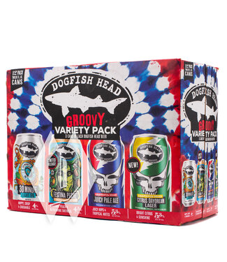 Dogfish Head Dogfish Head Groovy Variety 12oz 12pk Dogfish Head Dogfish Head Groovy Variety 12oz 12pk