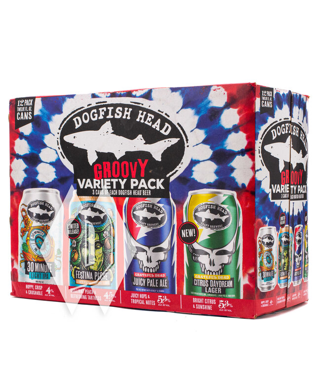 Dogfish Head Groovy Variety 12oz 12pk