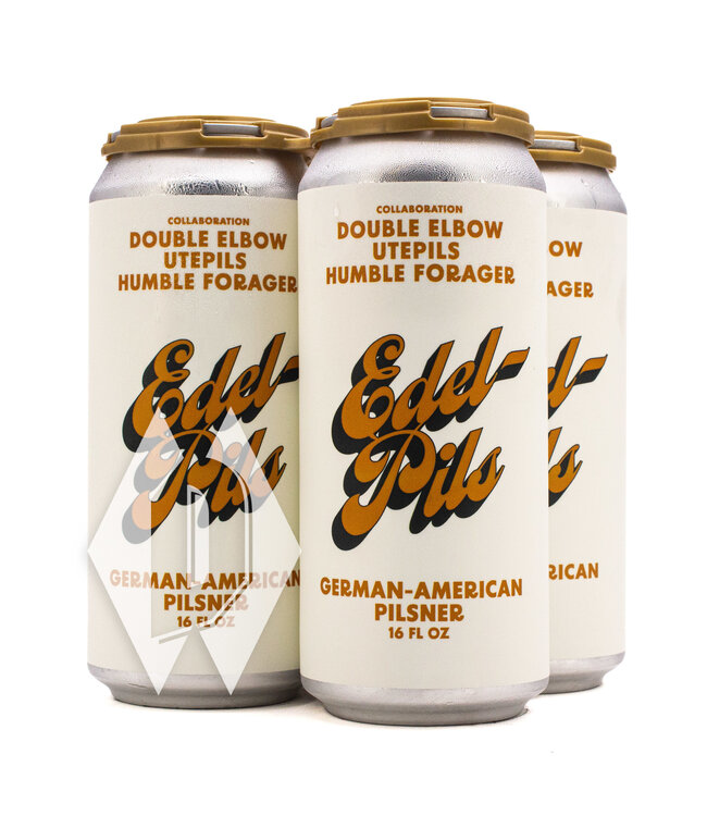 Double Elbow Utepils Humble Forager Edel Pils Ger-Am Pils 16oz 4pk