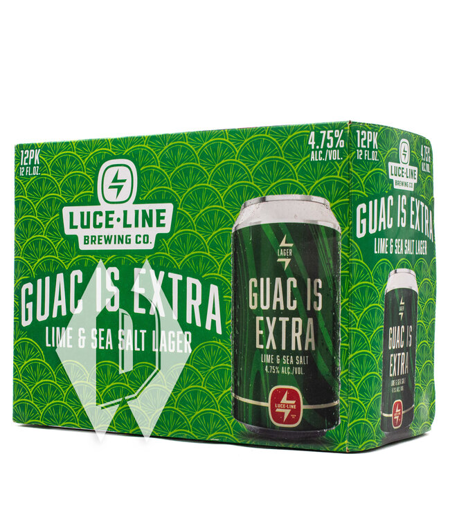 Luce Line Guac is Extra Lime and Sea Salt Lager 12oz 12pk