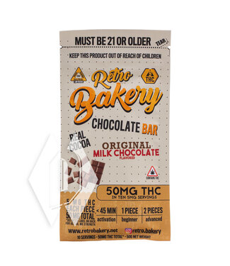 Retro Bakery Milk Chocolate Bar 10pk