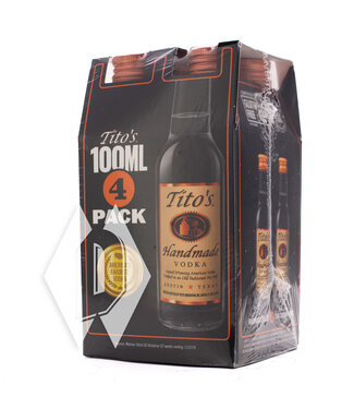Tito's Titos Vodka 100ml 4pk