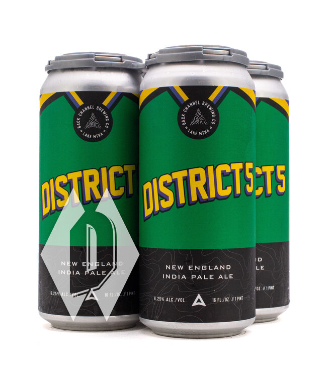 Back Channel District 5 NE IPA 16oz 4pk