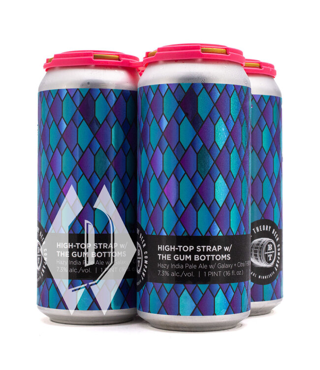Barrel Theory High Top Strap w/ The Gum Bottoms Hazy IPA 16oz 4pk