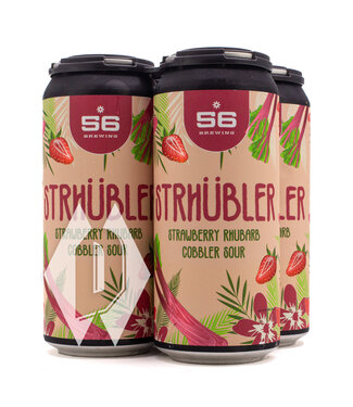 56 Brewing 56 Strhubler Strawberry Rhubarb Cobbler Sour 16oz 4pk 56 Brewing 56 Strhubler Strawberry Rhubarb Cobbler Sour 16oz 4pk