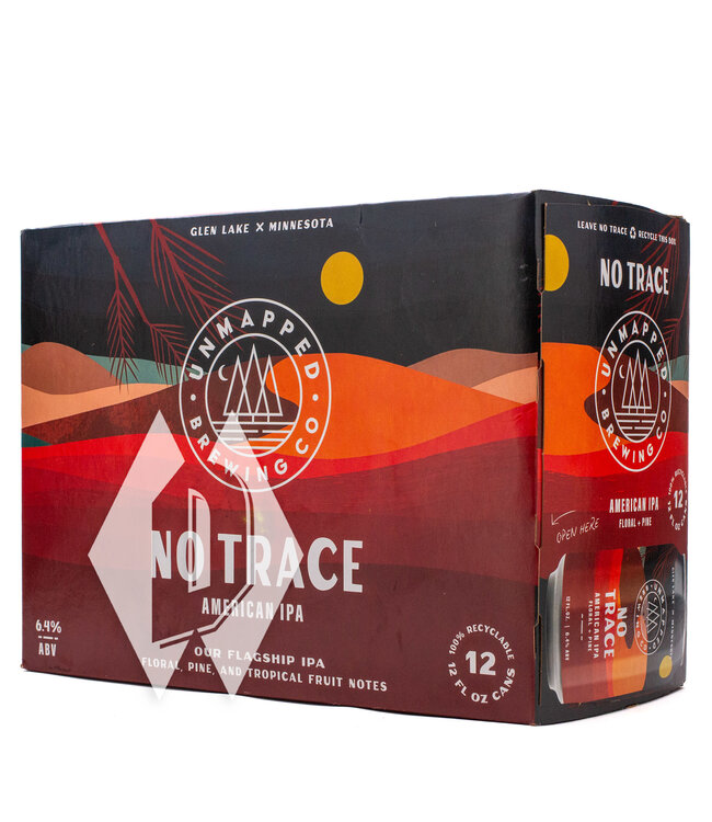 Unmapped No Trace IPA 12oz 12pk
