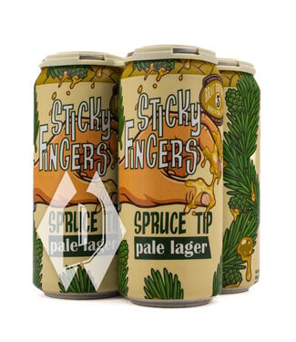 Brau Brothers Brau Bros Sticky Fingers Spruce tips Pale Lager 16oz 4pk