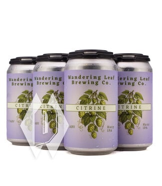 Wandering Leaf Citrine Hazy IPA 12oz 6pk
