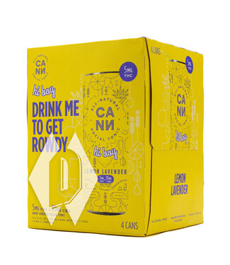 Cann Hi Boy Lemon Lavender 5mg 12oz 4pk