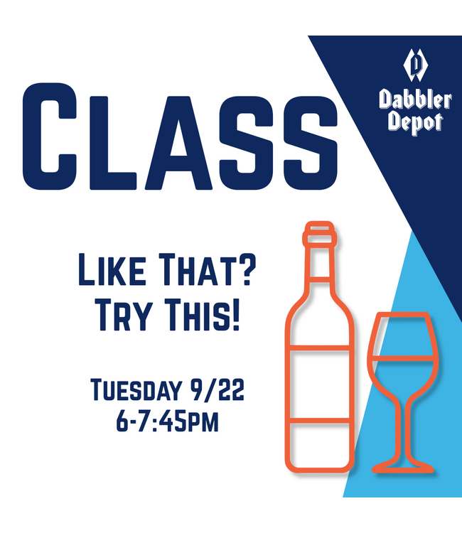 Class - Like That, Try This - Tue 09/22 6-8pm