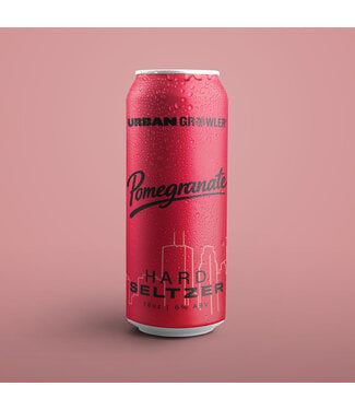 Urban Growler Urban Growler Hard Seltzer Pomegranate 16oz 4pk