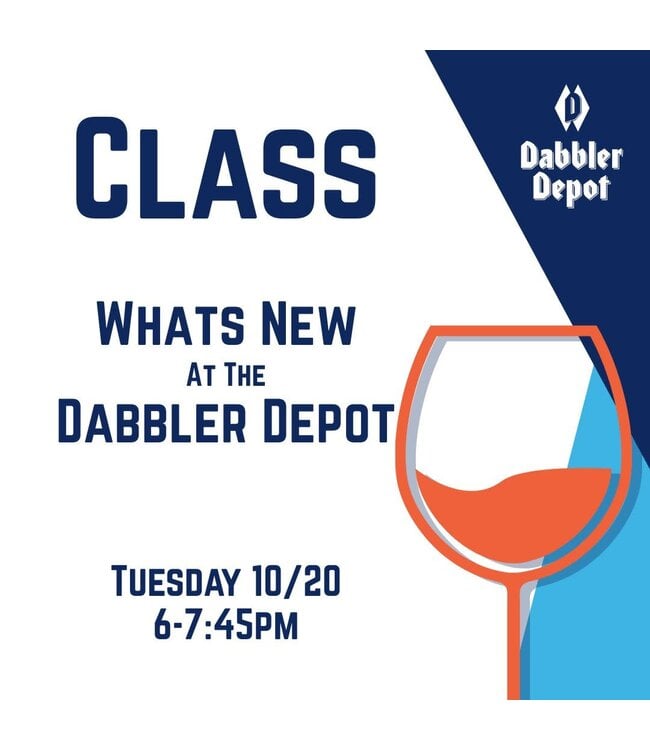 Class - Whats New At The Depot (Wine) Tues 10/20 6-7:45pm