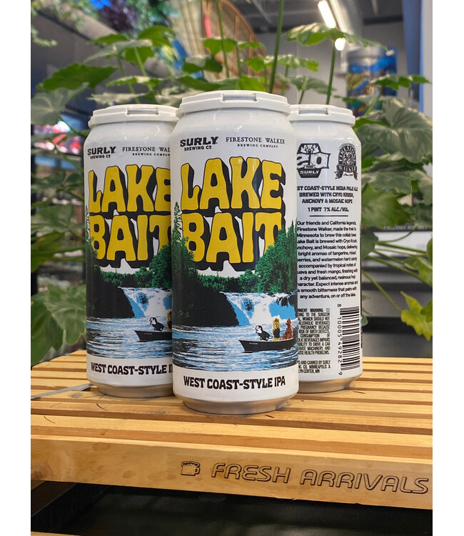 Surly Lake Bait West Coast IPA 16oz 4pk
