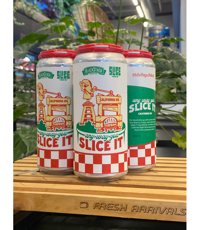 Blackstack Any Way You Slice It West Coast IPA 16oz 4pk