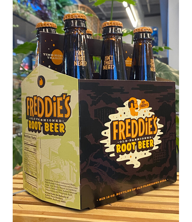 Freddies Root Beer 12oz 6pk Btl
