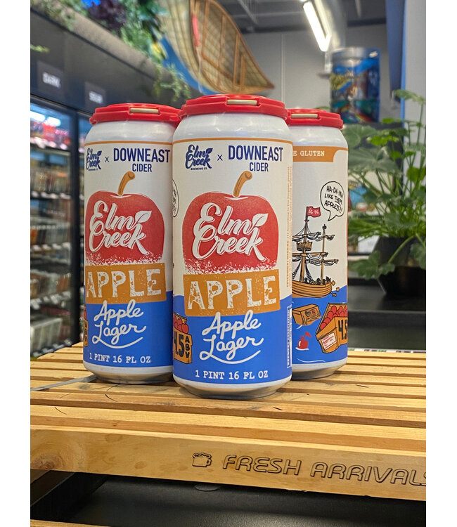 Elm Creek Apple Lager 16oz 4pk