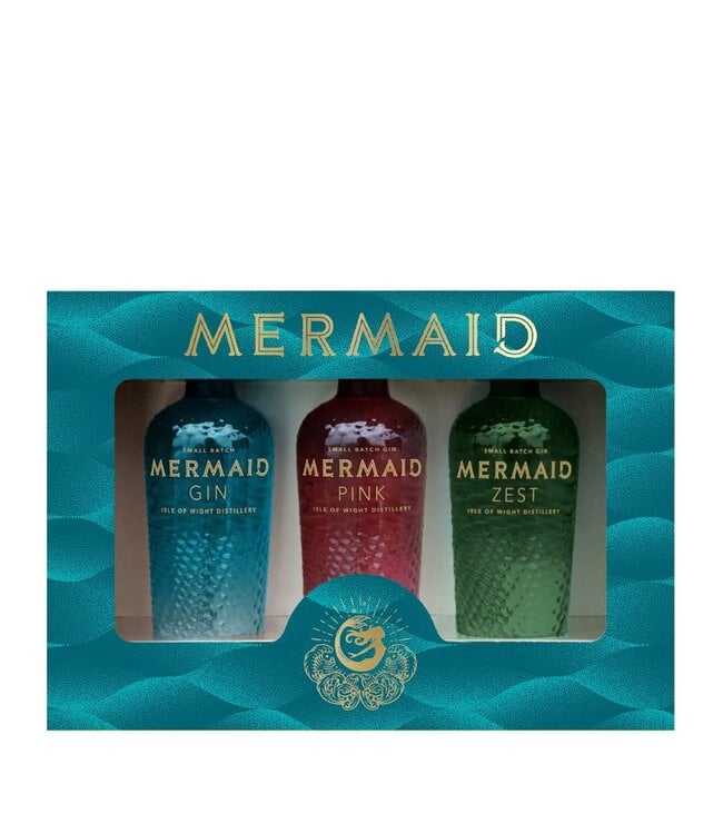 Mermaid Gin Variety 50ml 3pk
