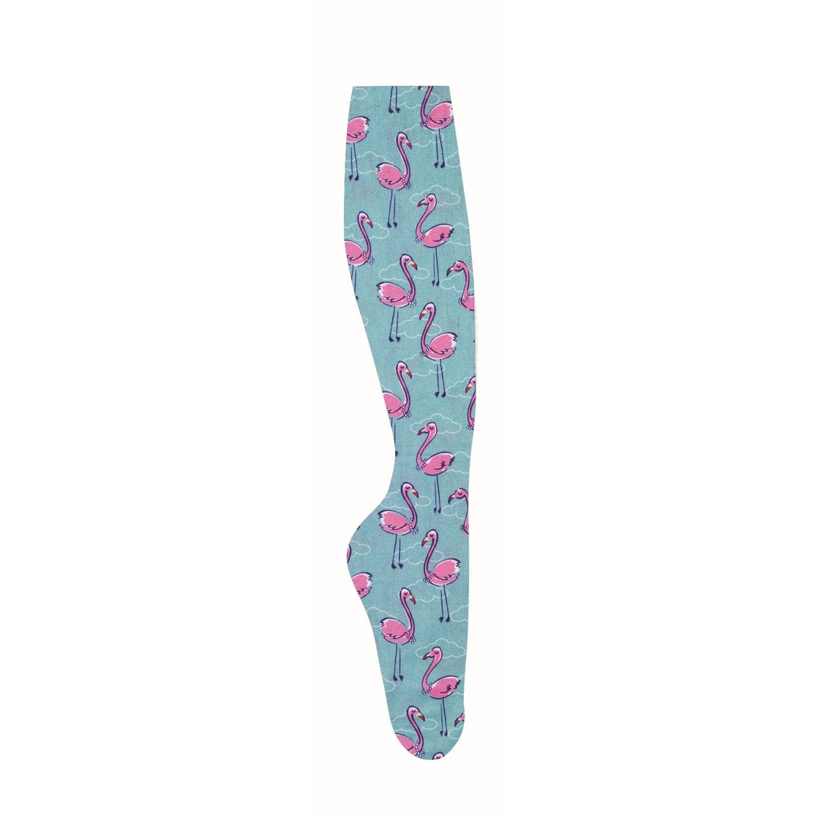 Ovation Equestrian Riding Sock -  Zocks - Kids Flamingos