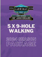 2024 packages 5 x 9 Hole Walking Package (2024 Season)
