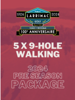2024 packages 5 x 9 Hole Walking Package (2024 Pre-Season)