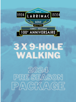 2024 packages 3 x 9 Hole Walking Package (2024 Pre-Season)