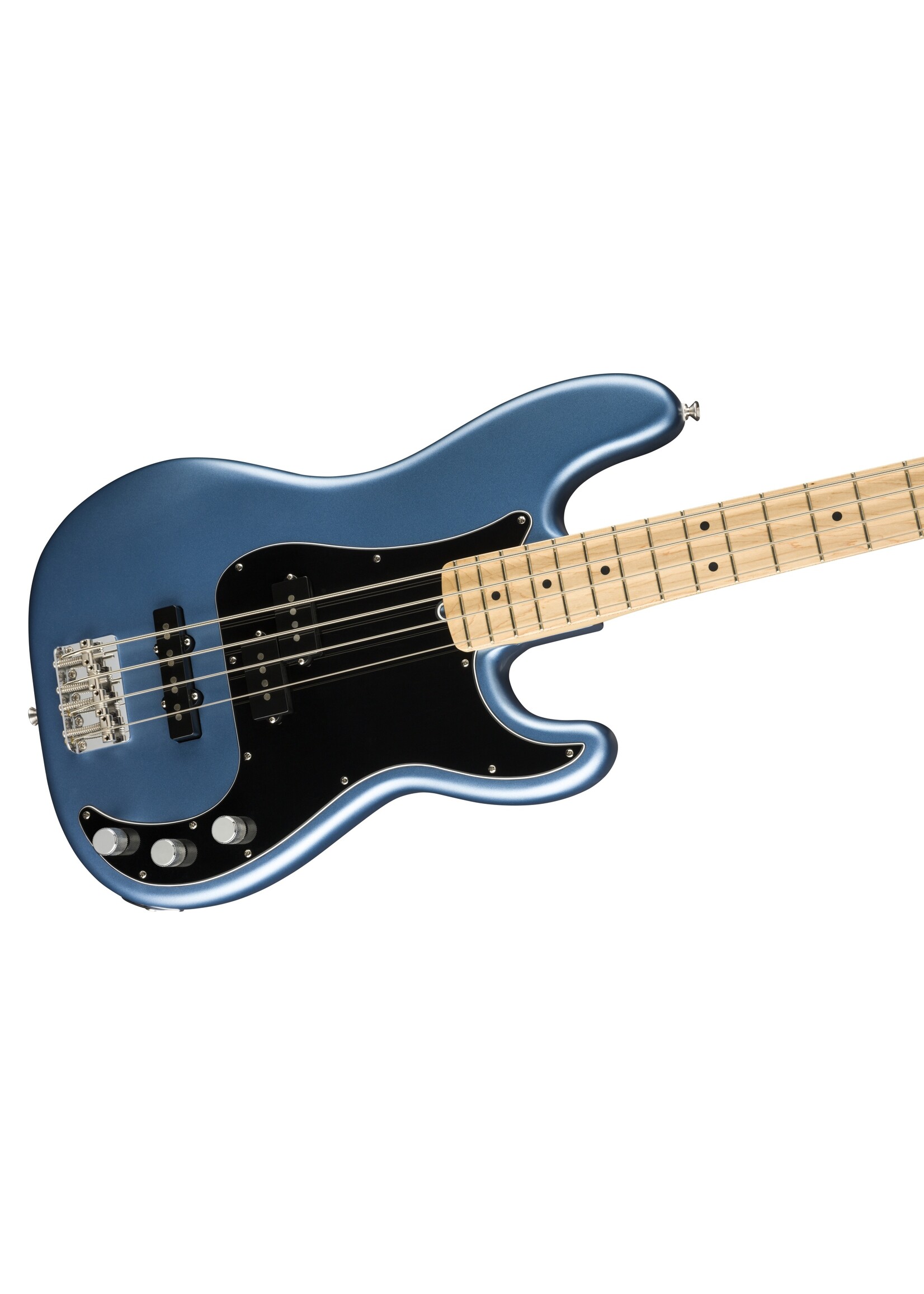 Fender Fender 0198602302 American Performer Precision Bass, Maple Fingerboard, Satin Lake Placid Blue