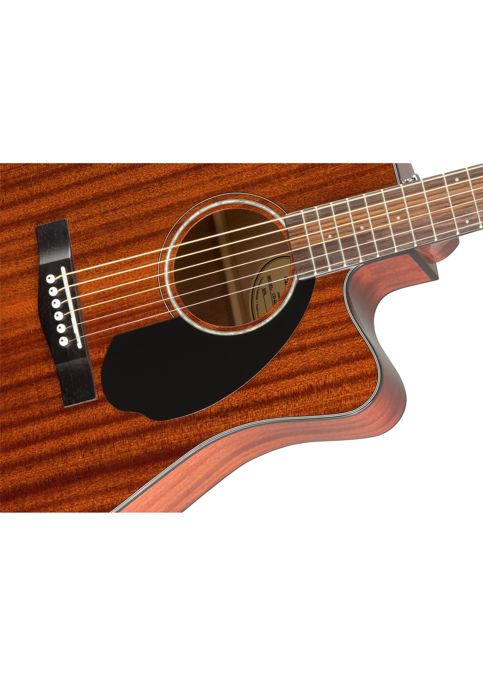 Fender Fender 0970113022 CD-60SCE Dreadnought, Walnut Fingerboard, All-Mahogany