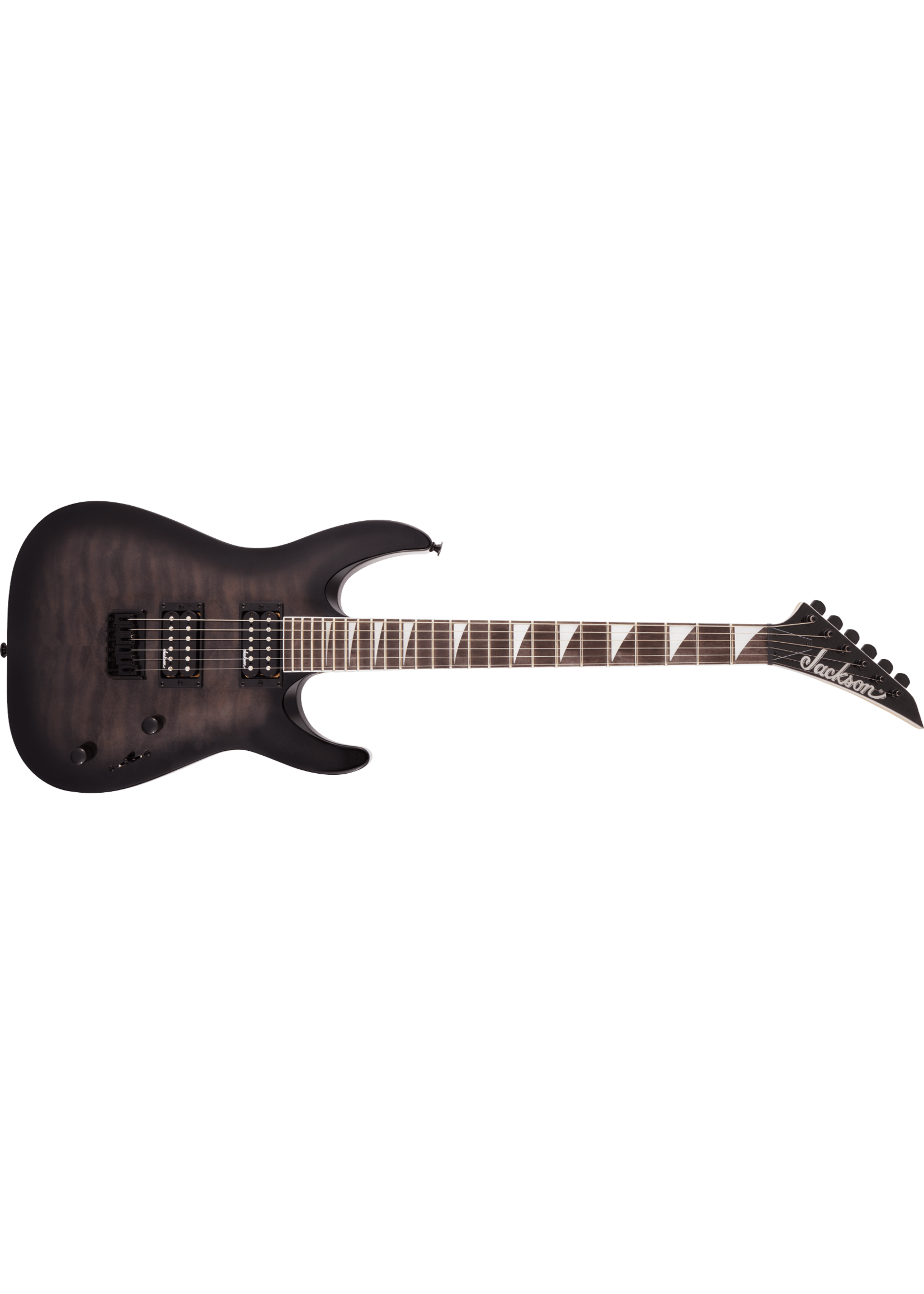 Jackson Jackson JS Series Dinky Arch Top JS32Q DKA HT, Amaranth Fingerboard, Transparent Black Burst