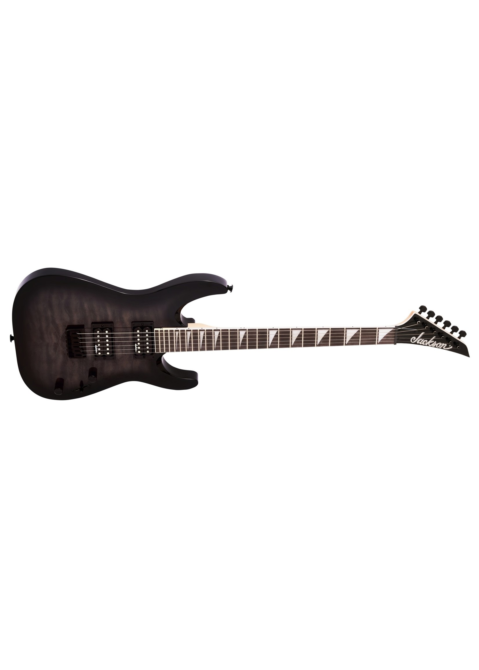 Jackson Jackson JS Series Dinky Arch Top JS32Q DKA HT, Amaranth Fingerboard, Transparent Black Burst