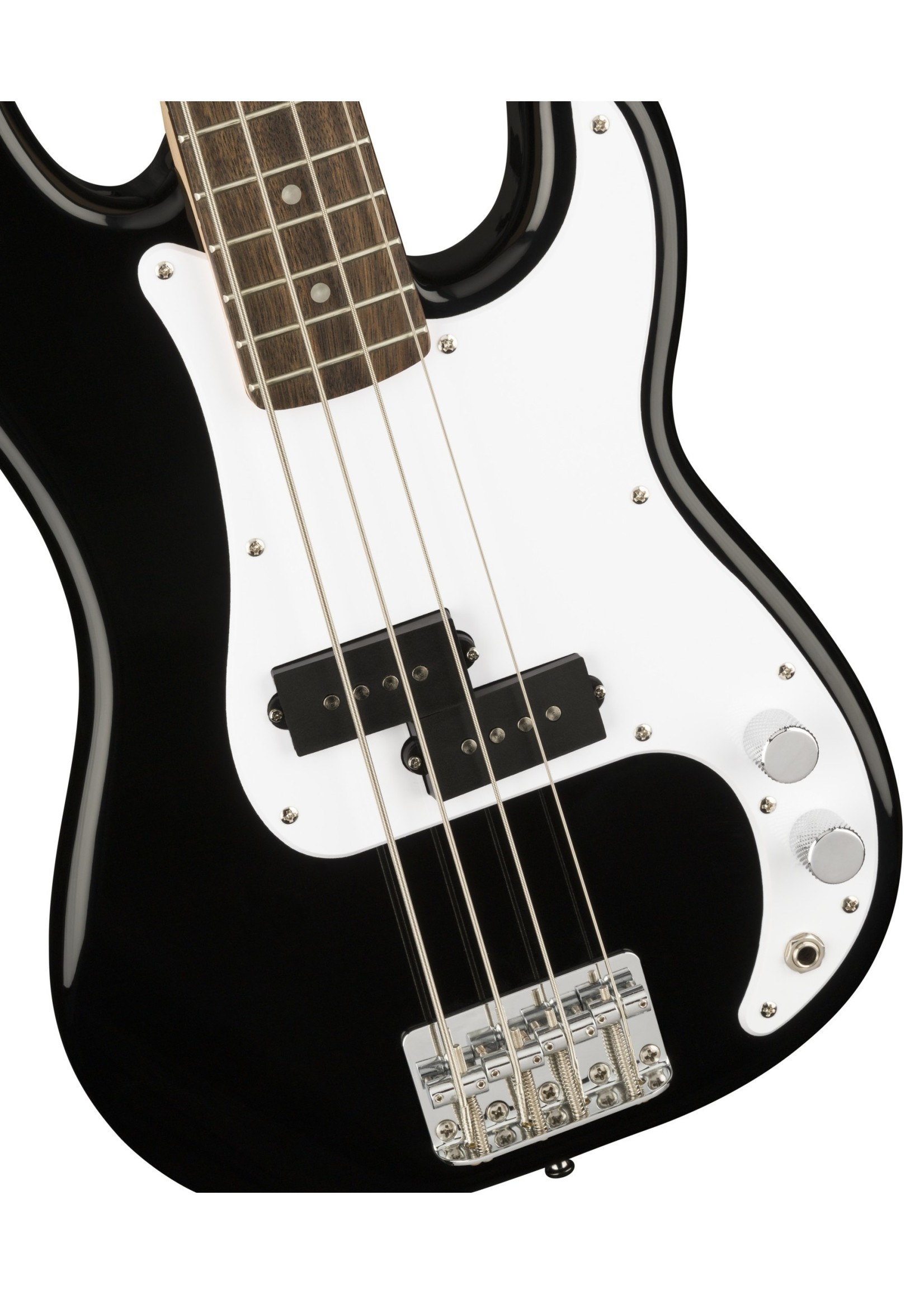 Squier Squier Mini Precision Bass, Laurel Fingerboard, Black