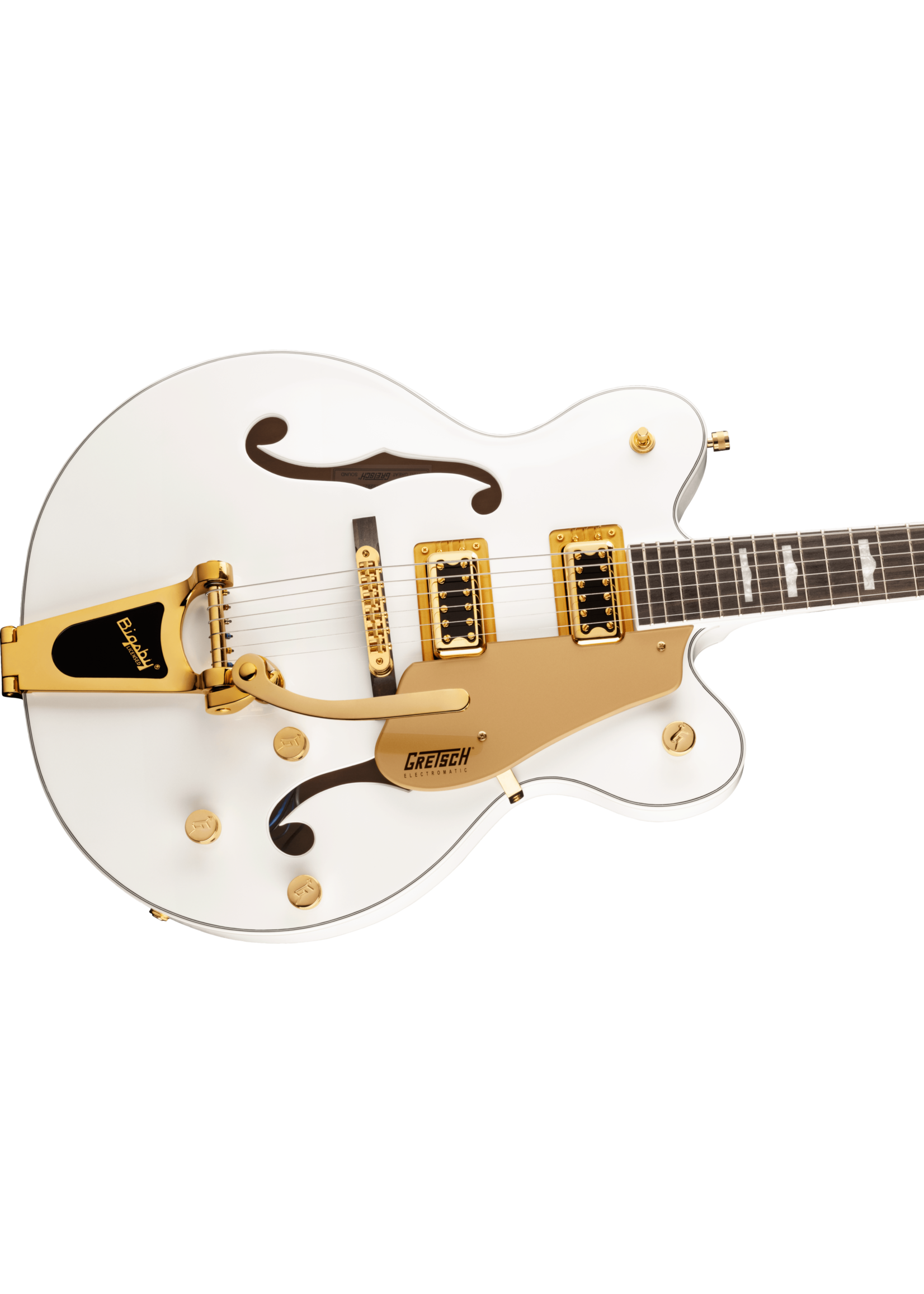 Gretsch Gretsch G5422TG Electromatic Hollow Body Double-Cut with Bigsby and Gold Hardware, Snowcrest White