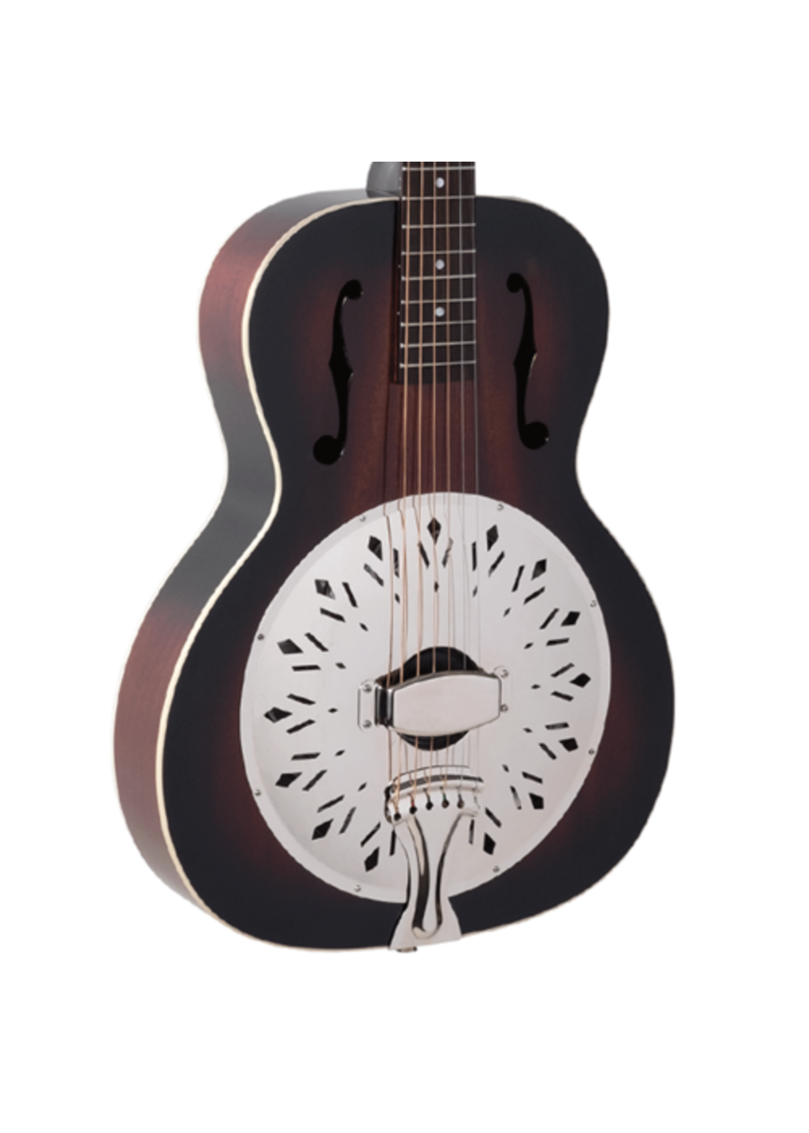 Recording King Recording King Rattlesnake Small Body Resonator, Gloss Sunburst