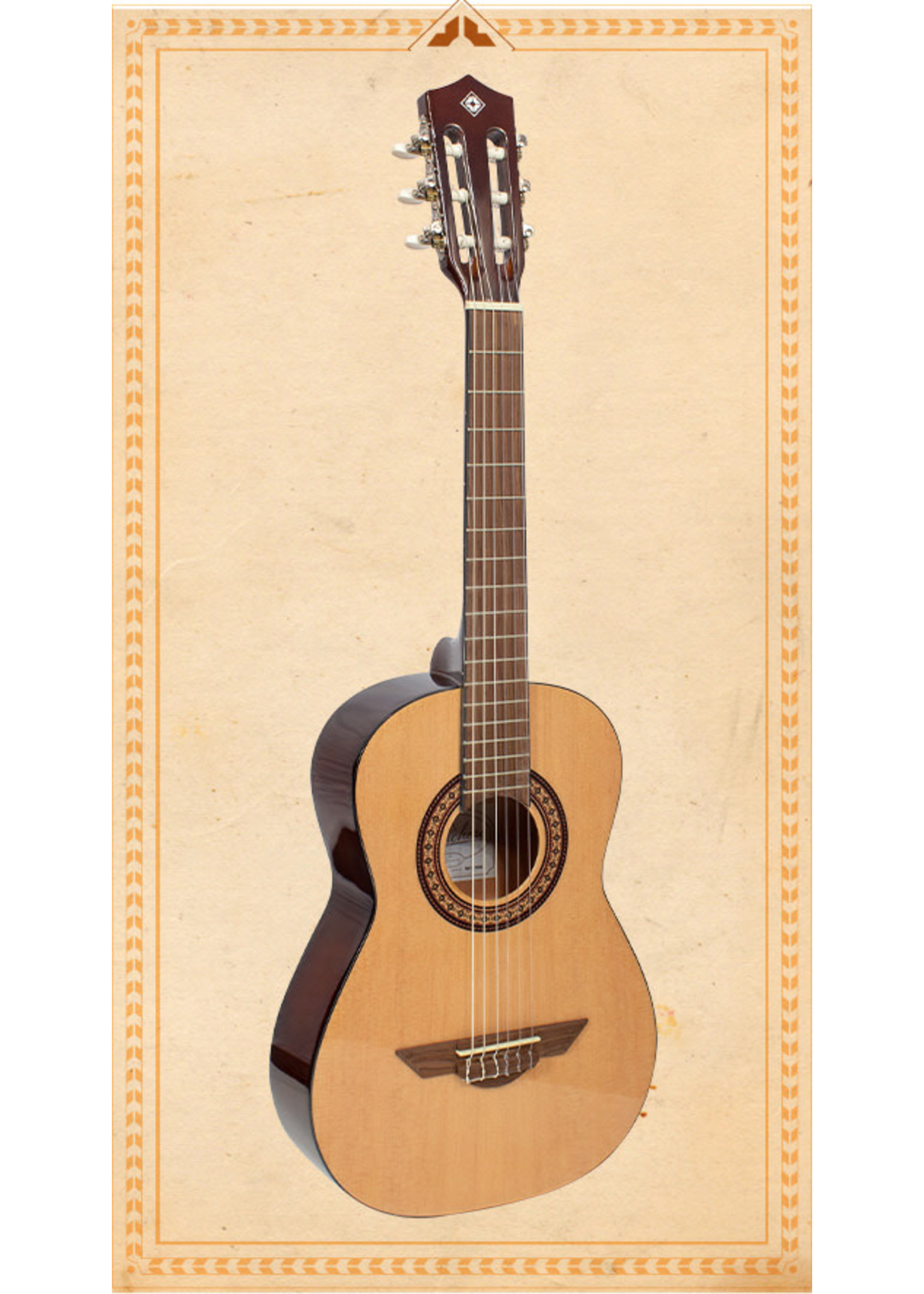 H. Jimenez H. Jimenez 1/2 Size Acoustic Guitar w / Bag, Natural