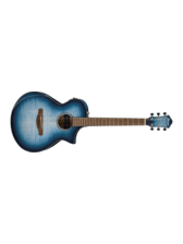 Ibanez AEWC400IBB Acoustic-Electric Guitar, Indigo Blue Burst High