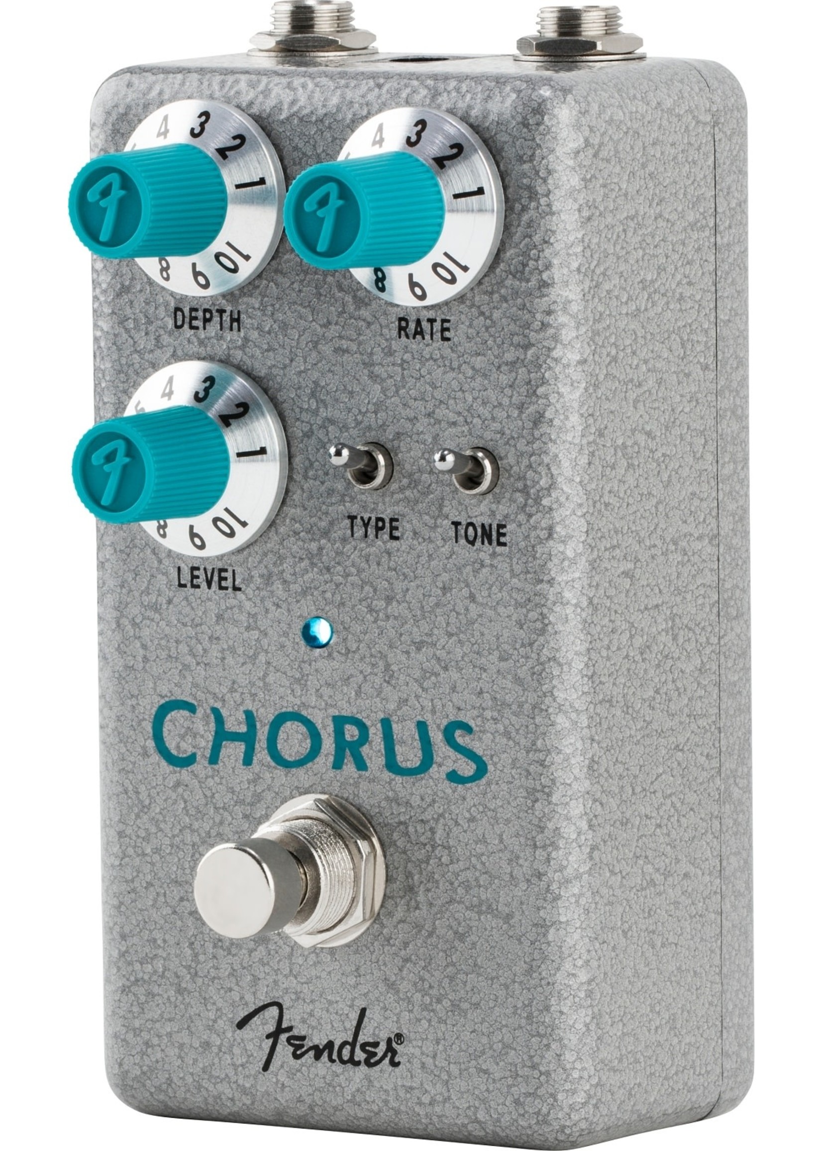 semanal Comprensión Sin alterar Fender Hammertone Chorus Effects Pedal, Gray & Aqua - Murphy's Music