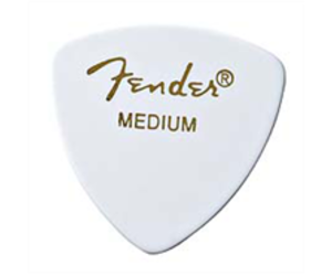 Fender 1980346880 346 Classic Celluloid Guitar Picks, White