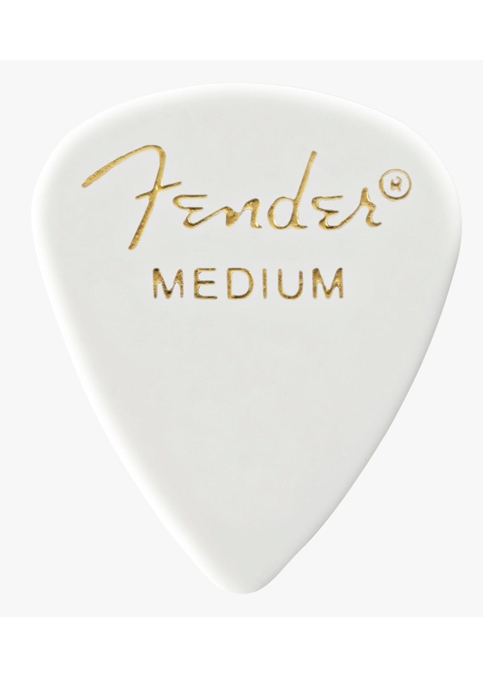 Fender Fender 351 Classic Celluloid Guitar Picks, White, Medium (12 Pack)