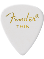 Fender Fender 351 Classic Celluloid Guitar Picks, White, Thin (12 Pack)