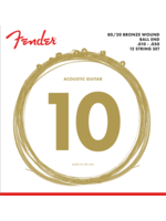 Fender Fender 80/20 Bronze Acoustic Strings, Ball End, 70-12L .010-.050 Gauges, (12)