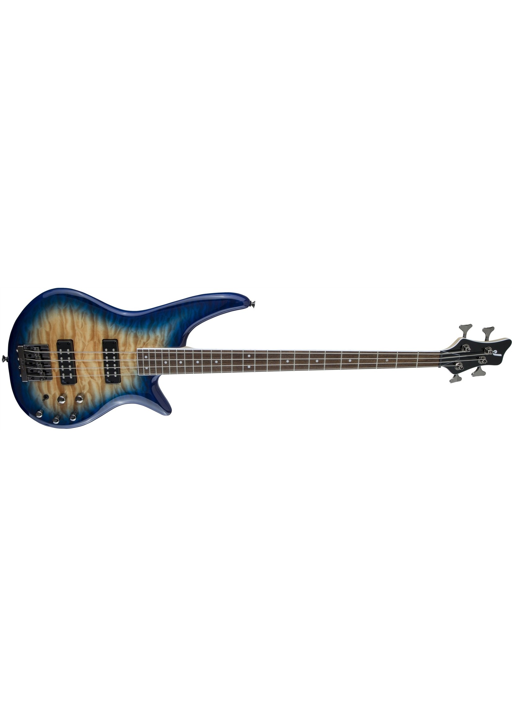 Jackson Jackson JS Series Spectra 4-String Bass JS3Q, Laurel Fingerboard, Amber Blue Burst
