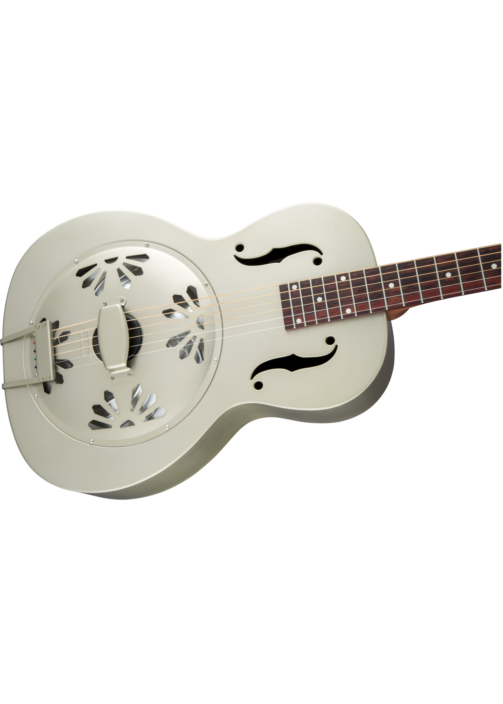 Gretsch Gretsch G9201 Honey Dipper Round-Neck, Brass Body Biscuit Cone  Resonator Guitar, Shed Roof Finish