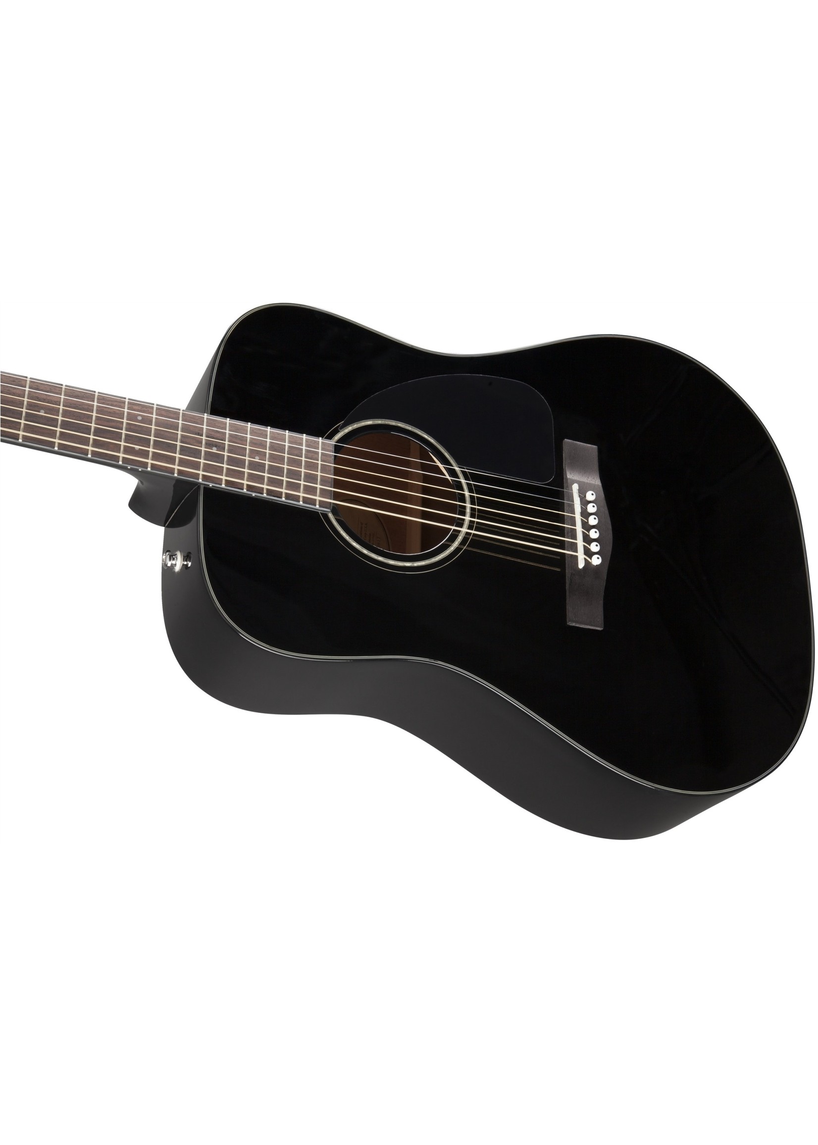 Fender Fender CD-60 Dreadnought V3 w/Case, Walnut Fingerboard, Black